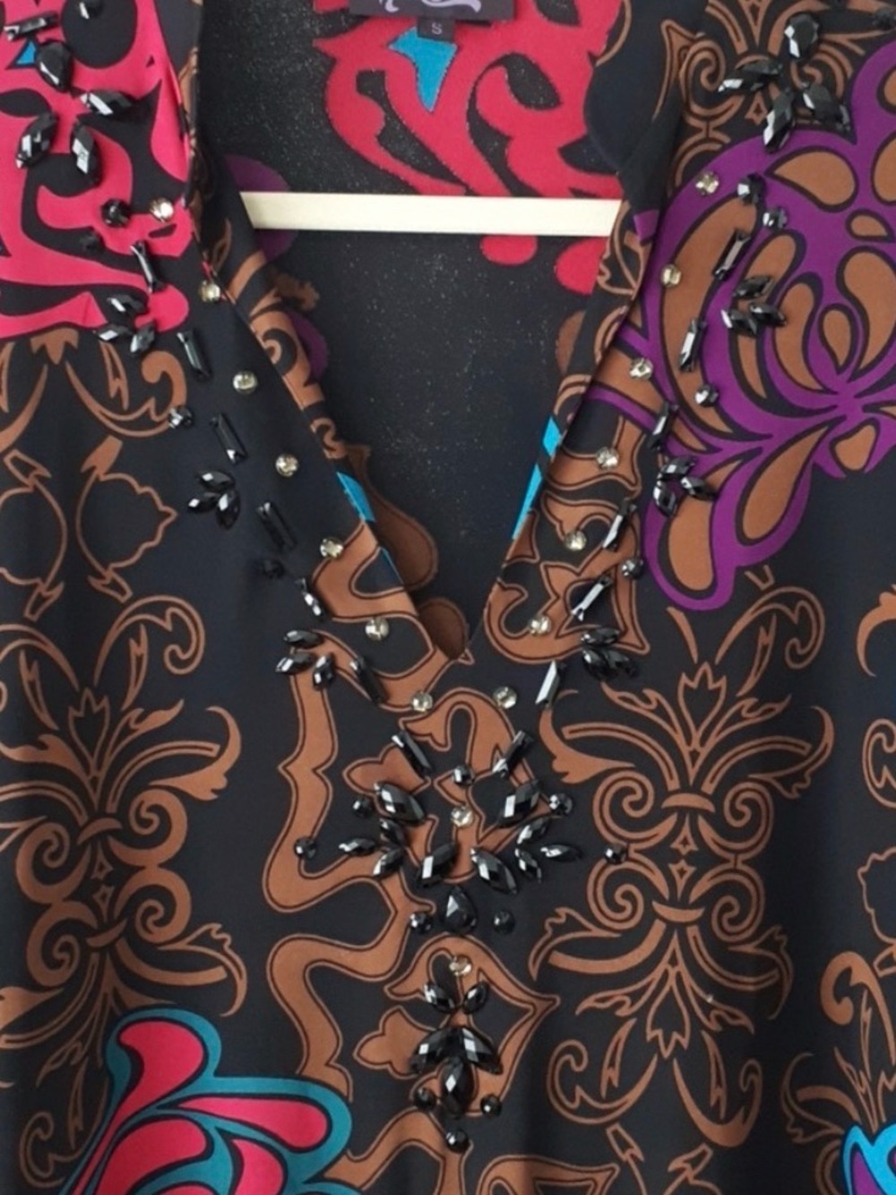 HALE BOB Multicolor Patterned Top - Size Small - Picture 2 of 5